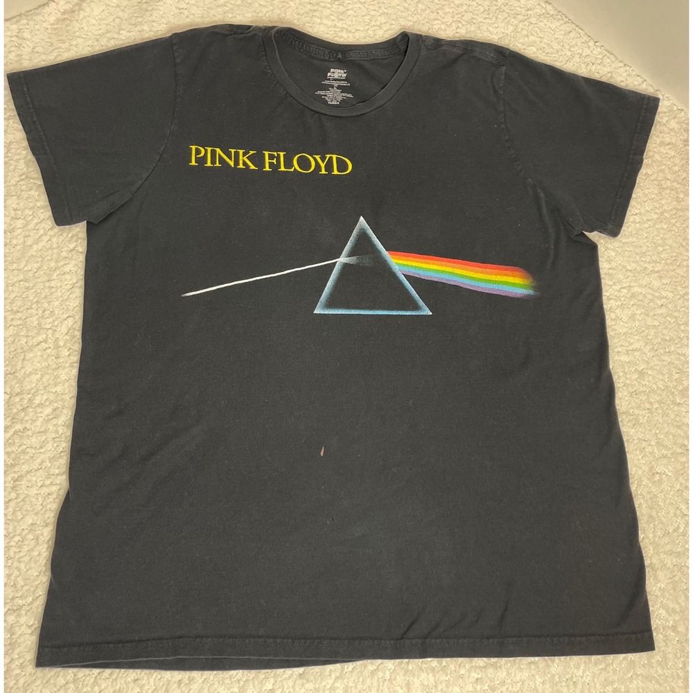 Pink Floyd Dark Side Of‎ The Moon T Shirt XL Black Prism Graphic Rock Band Tee